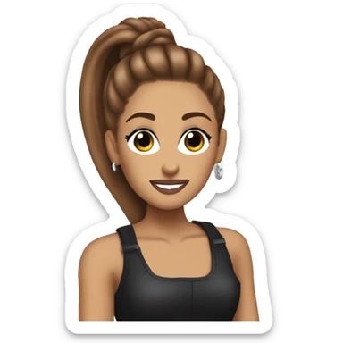 arianna grande in her dangerous women era sticker
