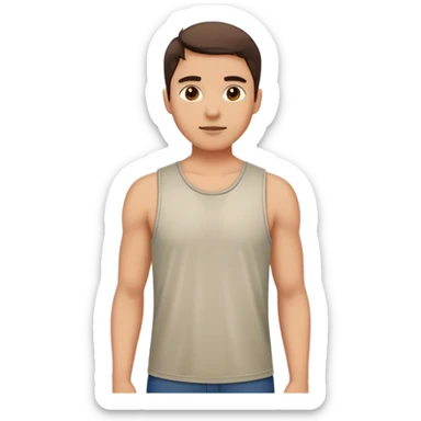 sleeveless shirt outdoor portrait sticker