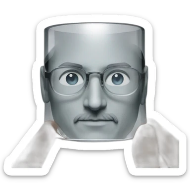 augmented reality glass on steve jobs sticker