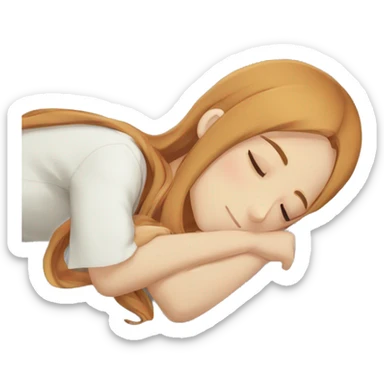 Asuna anime sleeping sticker