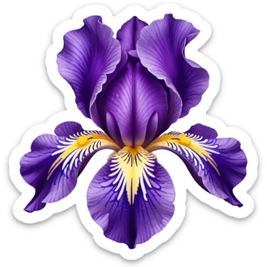 Iris flowers  sticker