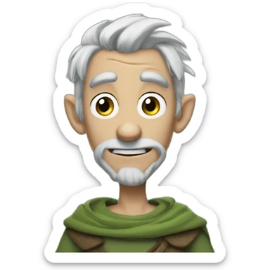Elfo from disenchantment sticker
