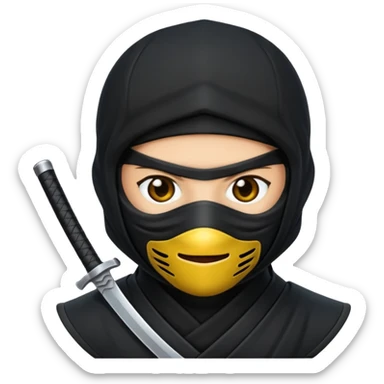 necesito un emoji ninja con el signo de tauro sticker