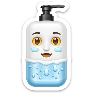 face wash sticker
