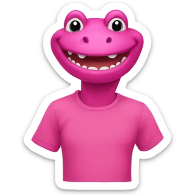 Pink 🐊 sticker