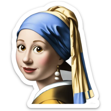 Vermeer as a graph node sticker