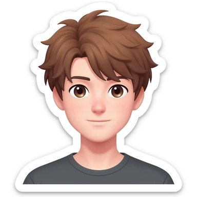 Blushing femboy sticker