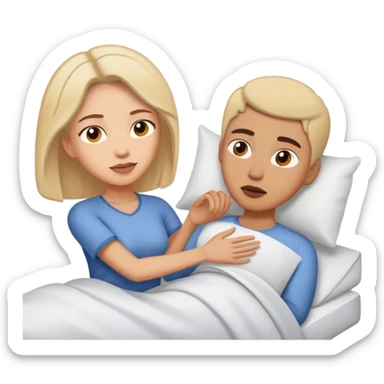 Girlfriend waking me up sticker