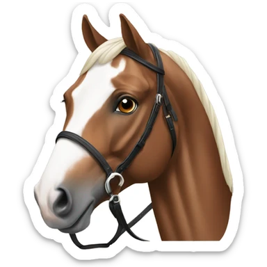 Dressage horse sticker