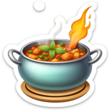 Delicious Indian food  sticker