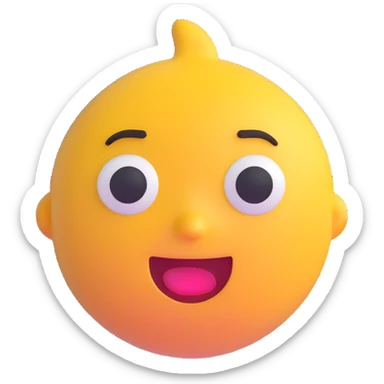 curious face emoji sticker