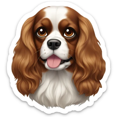 King Charles spaniel sticker