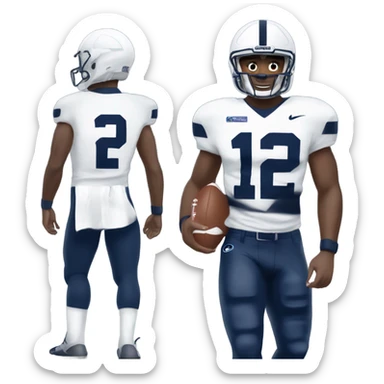 Penn state football player sticker