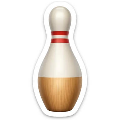 bowling pin sticker