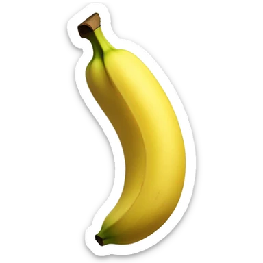 Banana duct taped to wall sticker