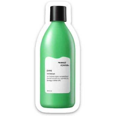 leave-in conditioner bottle with label sticker