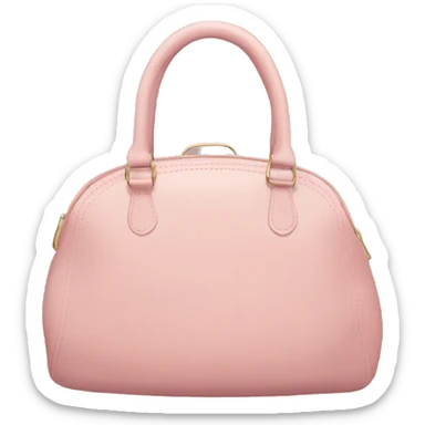 Blush pink purse sticker