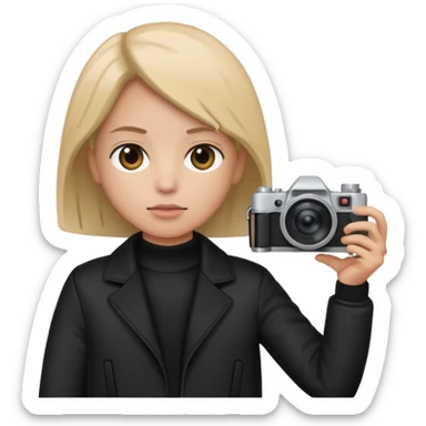 rear of photographer sticker