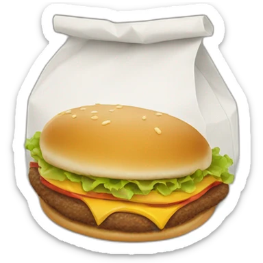 McDonald’s bag sticker