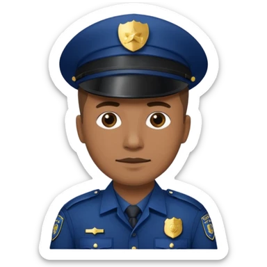 Police Man sticker
