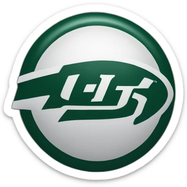 new york jets football logo sticker