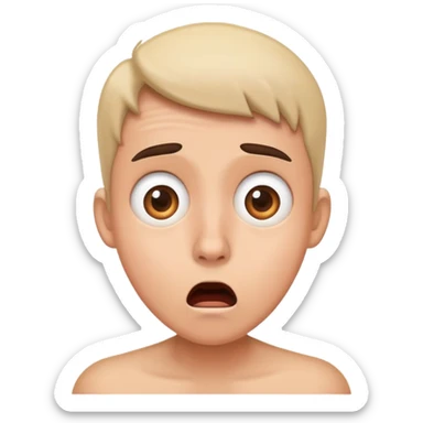 surprised+scared sticker