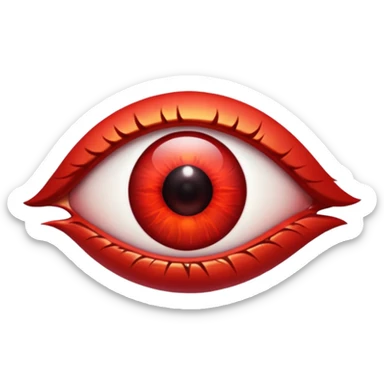 red eyes sticker