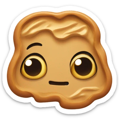 Peanut butter sticker