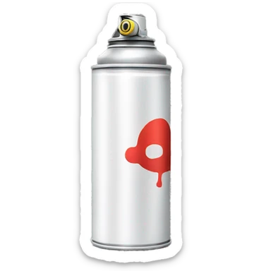 spray paint can sticker