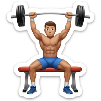 bench press pr sticker