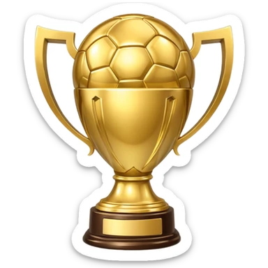 create an airbnb category icon that looks like a fifa world cup trohy sticker