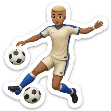 soccer tackling sticker