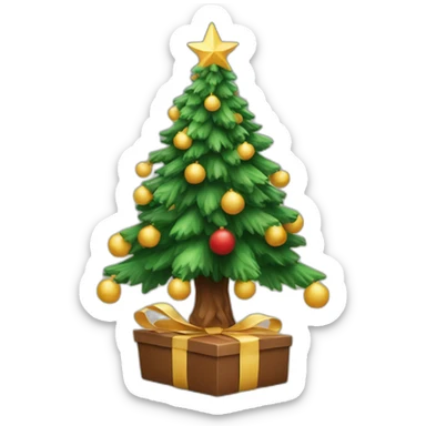 Un sapin de Noël géant  sticker