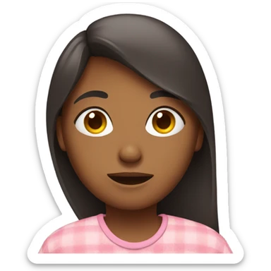 A person on a sleepover  sticker