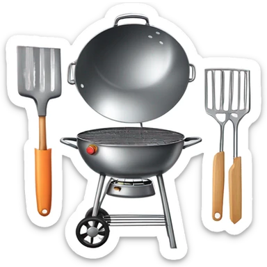 backyard grill sticker