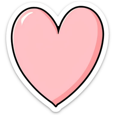 Huge heart sticker