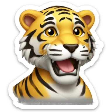 I want a yellow tiger sticker