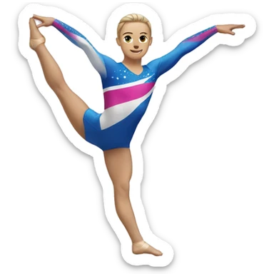 gymnastics sticker