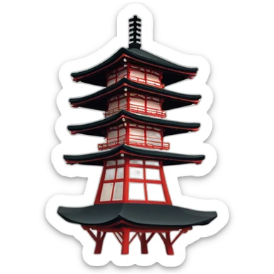 kyoto tower sticker