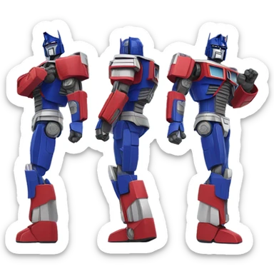 optimus prime dancing sticker