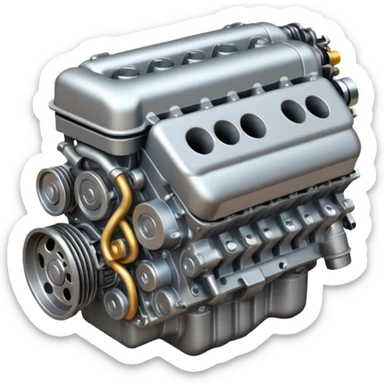 Cars engine sticker