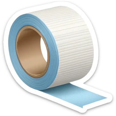 White roll of Masking tape sticker