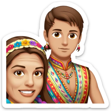 Traditional Dancer sticker