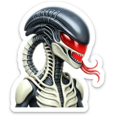 xenomorph from movie alien sticker