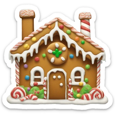 Gingerbread house  sticker