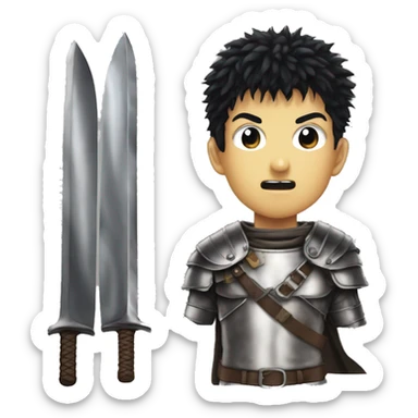 Guts from Berserk  sticker