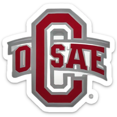 Ohio state logo sticker