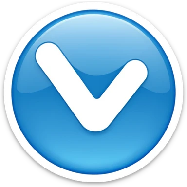 Create a instagram verified blue tick sticker