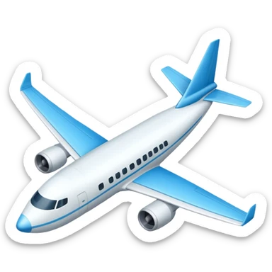 plane pov from up side sticker