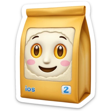 flour package sticker